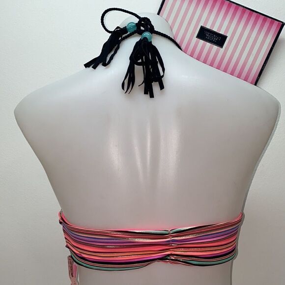 🔥VICTORIA SECRET SWIMSUIT 2pc small  push-up  //small New #1 reversible - Picture 3 of 12